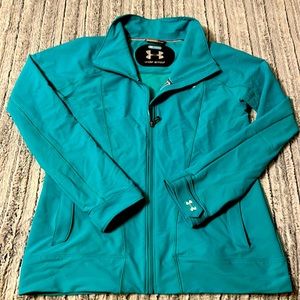 Teal ladies under armour jacket